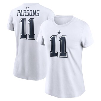 Micah Parsons Dallas Cowboys Nike Women's Player Name & Number T-Shirt - White