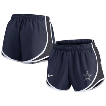 Women's Nike Navy Dallas Cowboys Performance Tempo Shorts