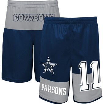 Youth Micah Parsons Navy Dallas Cowboys Player Name & Number Shorts