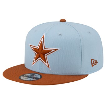 Youth New Era Light Blue/Brown Dallas Cowboys 2-Tone Color Pack 9FIFTY Snapback Hat