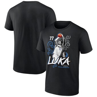 Luka Doncic Dallas Mavericks Competitor T-Shirt - Black