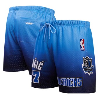 Luka Doncic Dallas Mavericks Post Ombre Name & Number Shorts - Navy/Blue