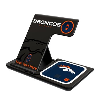 Denver Broncos Personalized 3-in-1 Charging Station