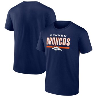 Men's Denver Broncos Fanatics Navy Speed & Agility T-Shirt