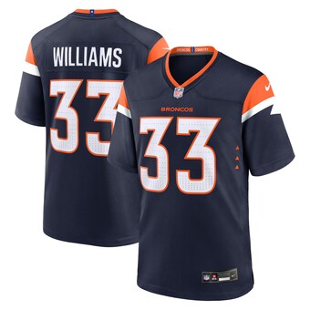 Men's Denver Broncos Javonte Williams Nike Navy Mile High Collection Alternate Game Jersey