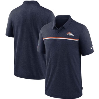 Men's Denver Broncos Nike Navy Sideline Early Season Team Performance Polo