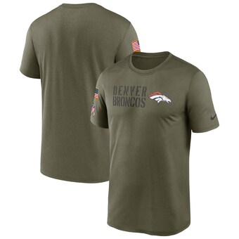 Men's Denver Broncos Nike Olive Salute to Service Legend Team T-Shirt