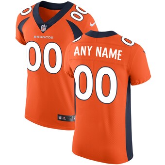 Men's Denver Broncos Nike Orange Vapor Untouchable Custom Elite Jersey