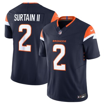 Men's Denver Broncos Patrick Surtain II Nike Navy Mile High Collection Vapor F.U.S.E. Limited Jersey