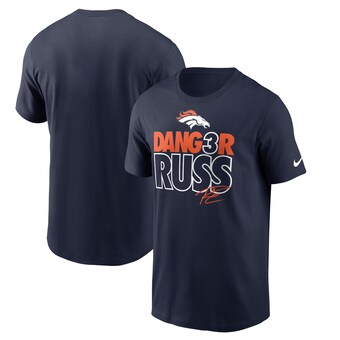 Men's Denver Broncos Russell Wilson Nike Navy Player Graphic T-Shirt