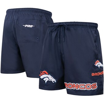 Men's Denver Broncos Pro Standard Navy Woven Shorts