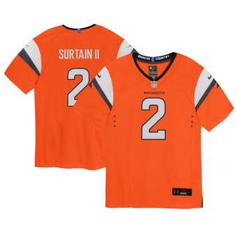 Preschool Denver Broncos Patrick Surtain II Nike Orange Game Jersey