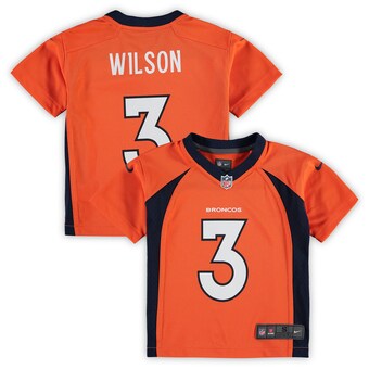 Preschool Denver Broncos Russell Wilson Nike Orange Game Jersey