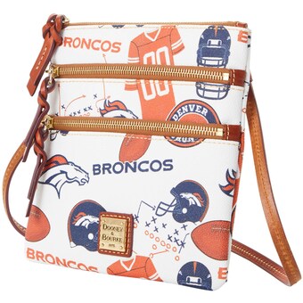 Women's Denver Broncos Dooney & Bourke Triple-Zip Crossbody Bag