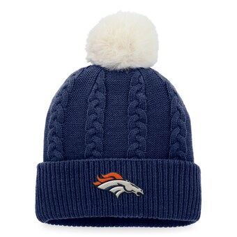 Women's Denver Broncos Fanatics Navy Vintage Heritage Cuffed Knit Hat