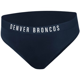 Women's Denver Broncos G-III 4Her by Carl Banks Navy All-Star Bikini Bottom