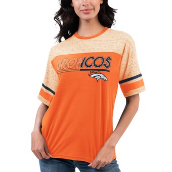 Women's Denver Broncos G-III 4Her by Carl Banks Orange Track T-Shirt