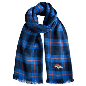 Women's Denver Broncos Little Earth Plaid Blanket Scarf