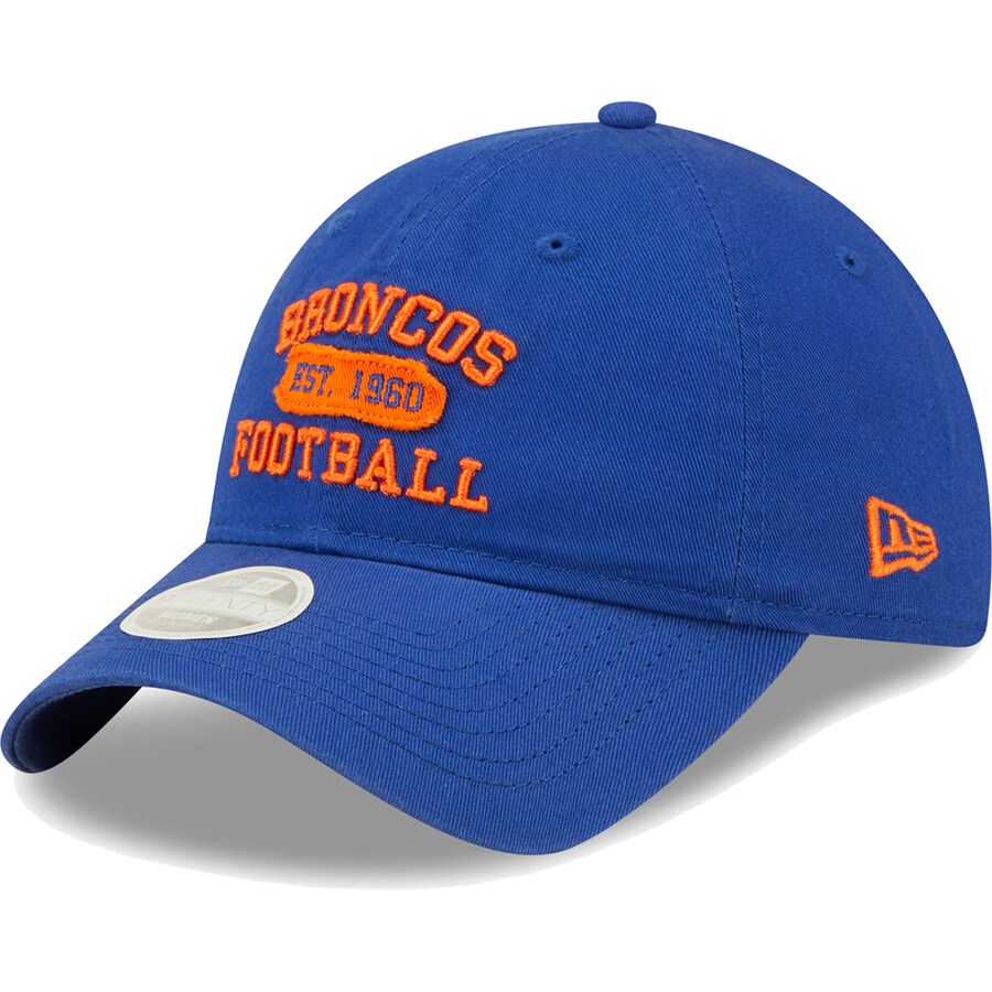 Women's Denver Broncos New Era Royal Formed 9TWENTY Adjustable Hat