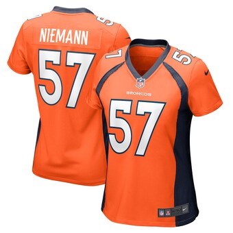 Women's Denver Broncos Ben Niemann Nike  Orange Team Game Jersey