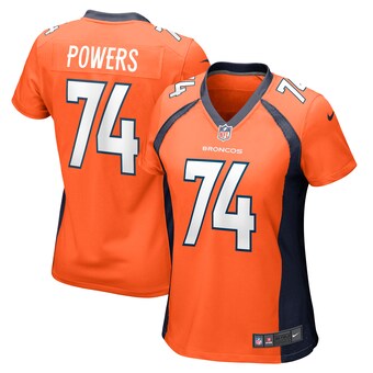 Women's Denver Broncos Ben Powers Nike Orange Game Player Jersey