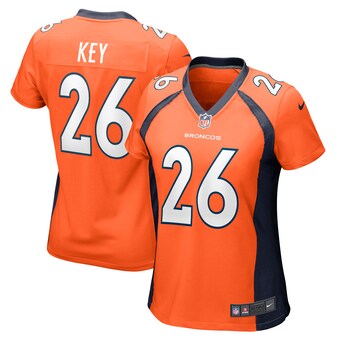 Women's Denver Broncos Devon Key Nike  Orange Team Game Jersey