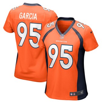 Women's Denver Broncos Elijah Garcia Nike  Orange Team Game Jersey
