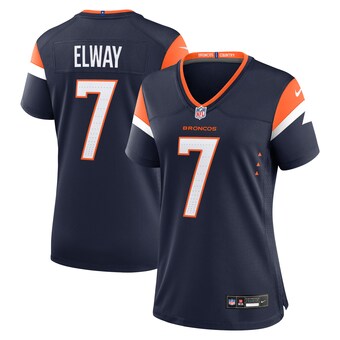 Women's Denver Broncos John Elway Nike Navy Mile High Collection Retired Player Alternate Game Jersey