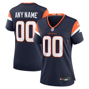 Women's Denver Broncos  Nike Navy Alternate Custom Game Jersey