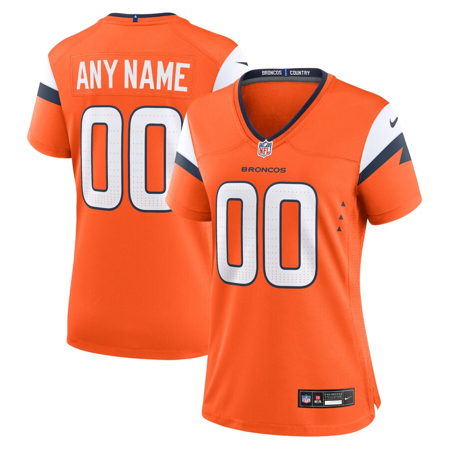 Women's Denver Broncos  Nike Orange Mile High Collection Custom Game Jersey