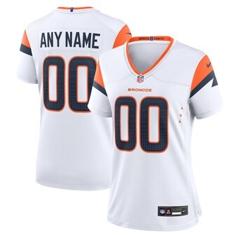 Women's Denver Broncos  Nike White Mile High Collection Custom Game Jersey