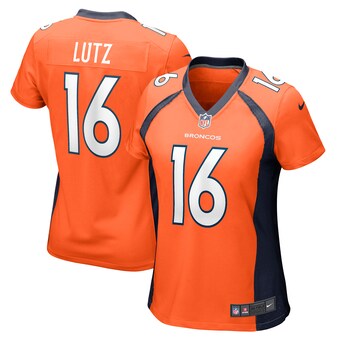 Women's Denver Broncos Wil Lutz Nike  Orange  Game Jersey