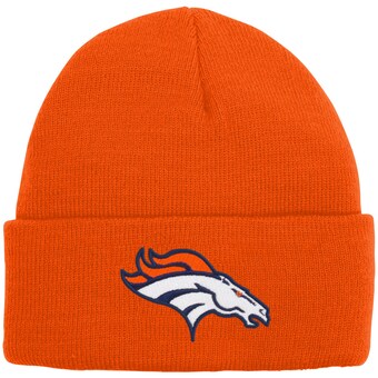 Youth Denver Broncos Orange Basic Cuffed Knit Hat