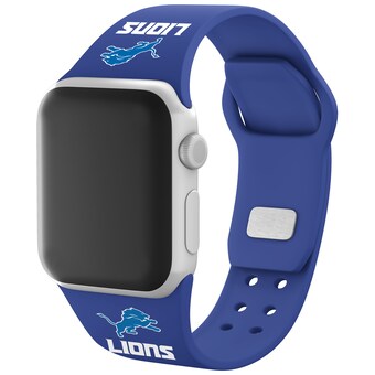 Detroit Lions Blue Silicone Apple Watch Band