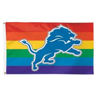 Detroit Lions WinCraft 3' x 5' Pride 1-Sided Deluxe Flag