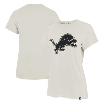 Women's Detroit Lions '47 Cream Panthera Frankie T-Shirt