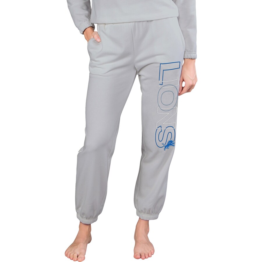 Women's Detroit Lions  Concepts Sport Gray Sunray French Terry Pants