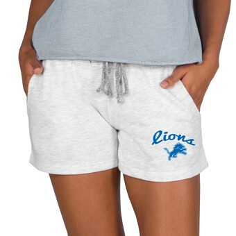 Women's Detroit Lions Concepts Sport Oatmeal  Mainstream Terry Lounge Shorts