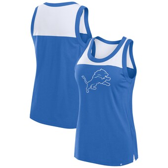 Women's Detroit Lions Fanatics Blue Sequin Tank Top