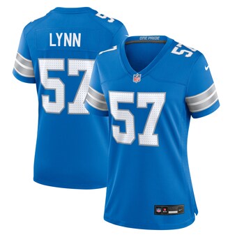 Women's Detroit Lions Nate Lynn Nike  Blue Game Jersey