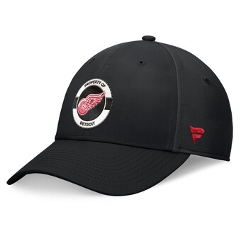 Detroit Red Wings Fanatics Authentic Pro Training Camp Flex Hat - Black