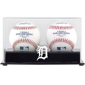 Detroit Tigers Fanatics Authentic Deluxe Two Baseball Cube Logo Display Case