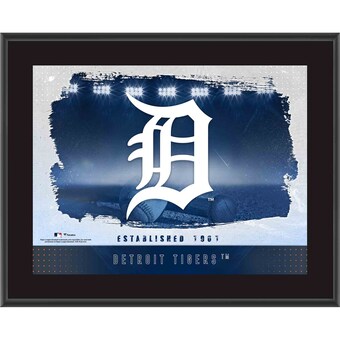 Detroit Tigers Fanatics Authentic Framed 10.5" x 13" Sublimated Horizontal Team Logo Plaque