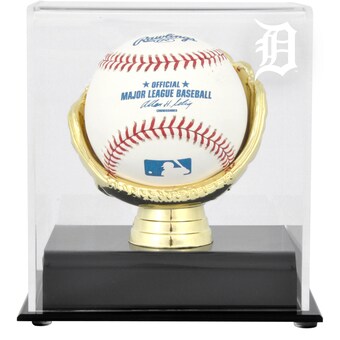 Detroit Tigers Fanatics Authentic Gold Glove Single Baseball Logo Display Case