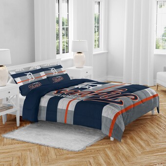 Detroit Tigers Heathered Stripe 3-Piece Full/Queen Bed Set