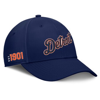 Men's Detroit Tigers Fanatics Navy Fundamental Tag Flex Hat