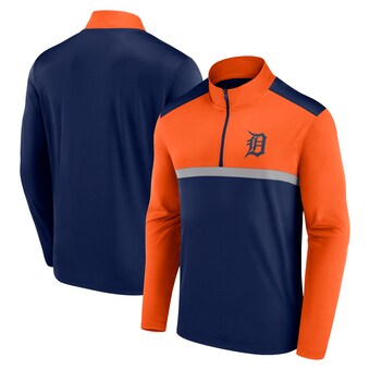 Men's Detroit Tigers Fanatics Navy Unstoppable Quarter-Zip Top