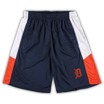 Men's Detroit Tigers Navy Big & Tall Team Shorts