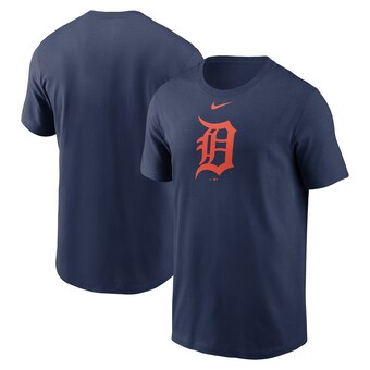 Men's Detroit Tigers Nike Navy Fuse Logo T-Shirt