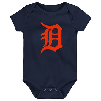 Newborn & Infant Detroit Tigers Navy Primary Team Logo Bodysuit